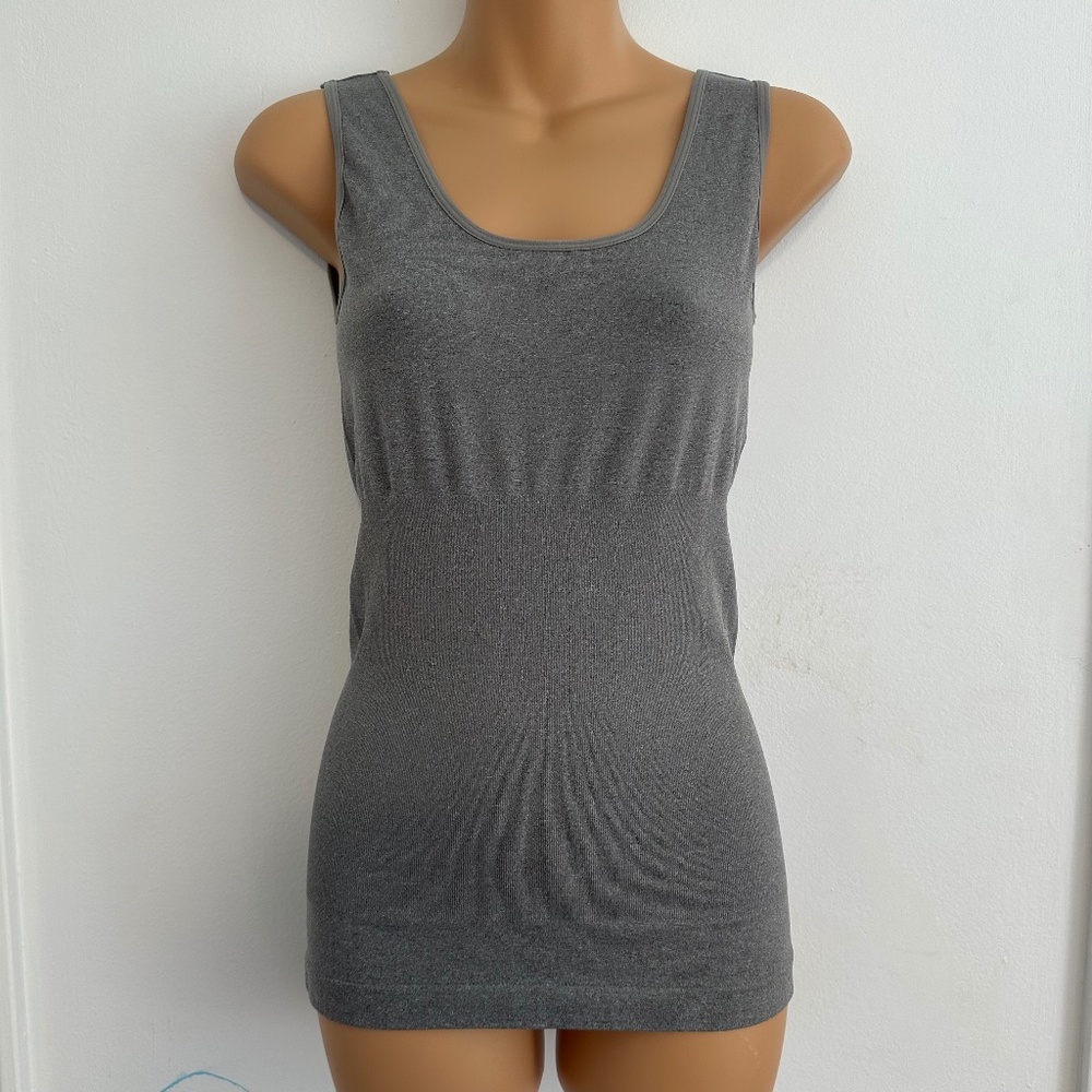 Skinnygirl Heather Grey Ribbed‎ Shapewear in L